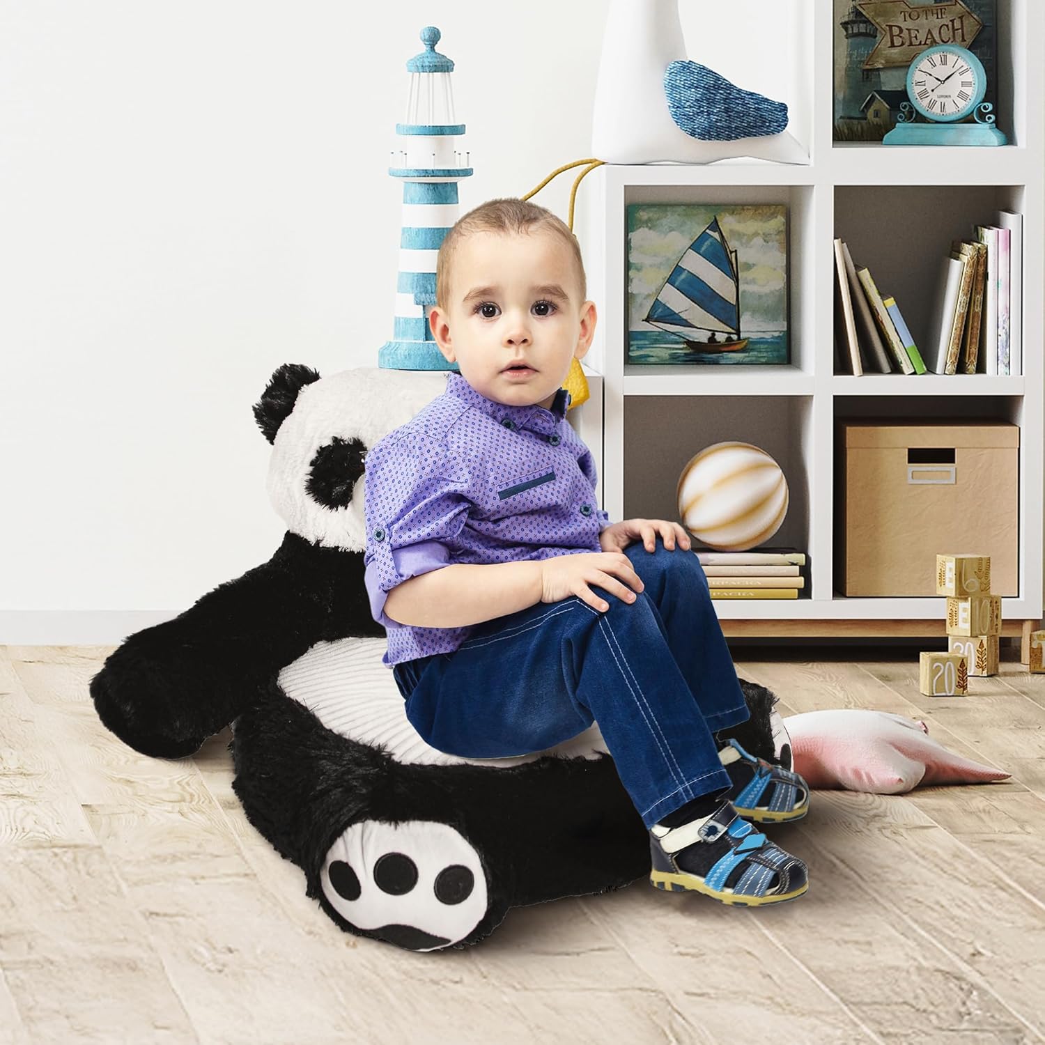 Pliušinis sėdmaišis vaikams