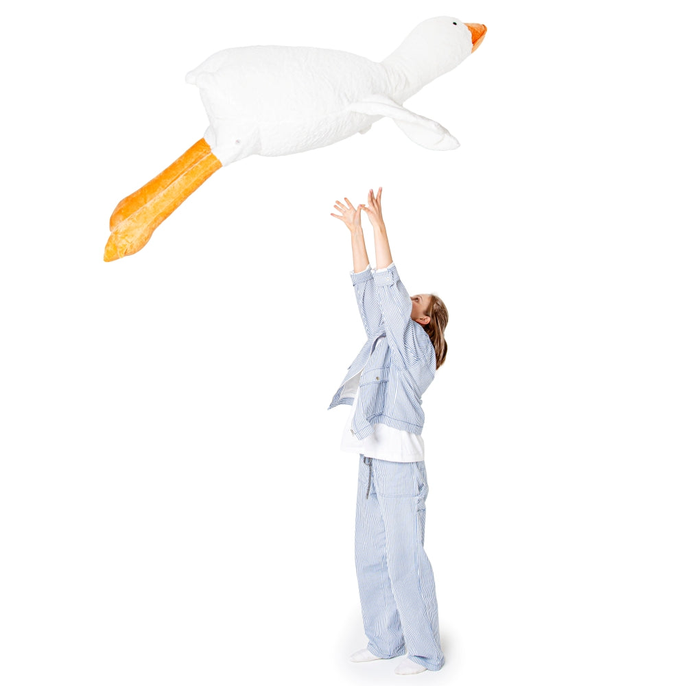 Didelė pliušinė žąsis 190cm