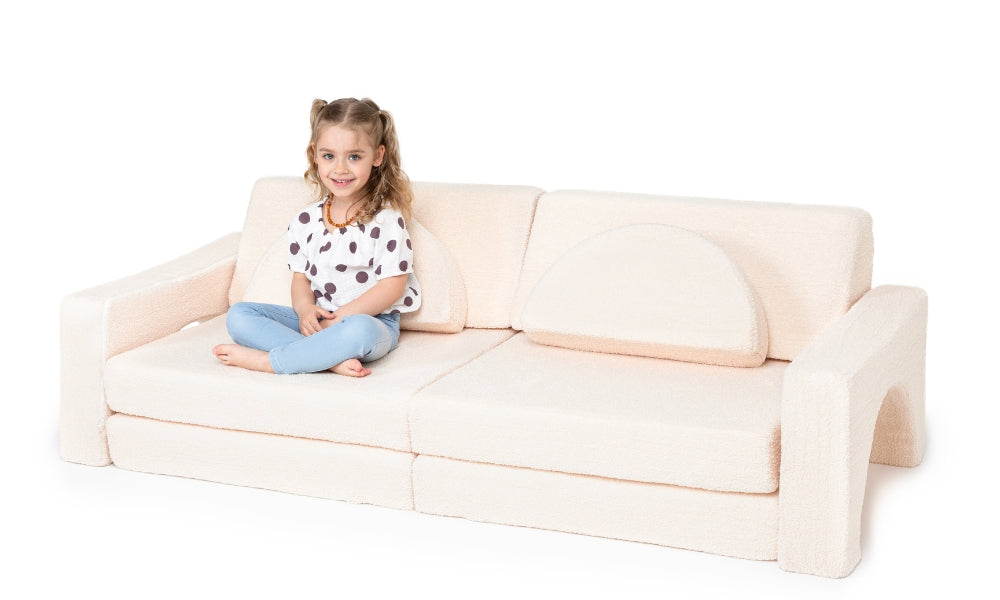 10 dalių modulinė sofa vaikams