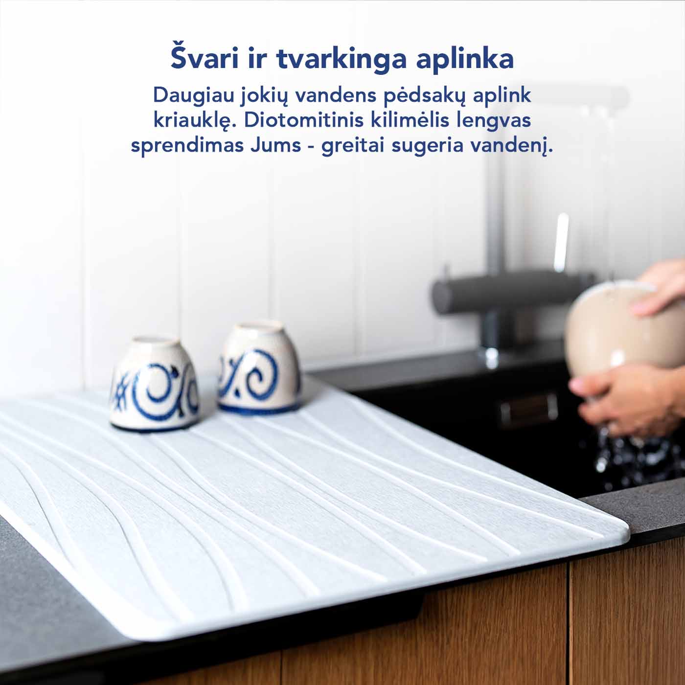 Diatomitinės žemės kilimėlis