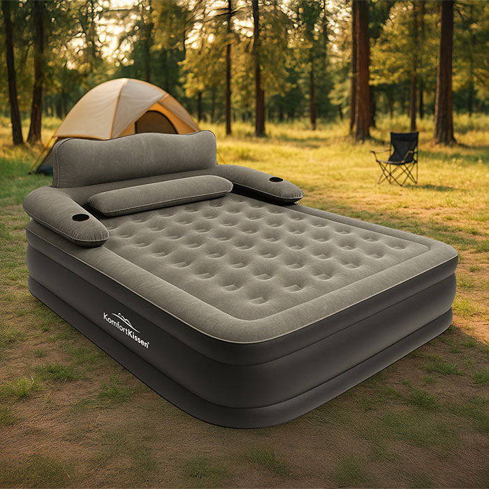 pripučiamas čiužinys vaizduojamas gamtoje