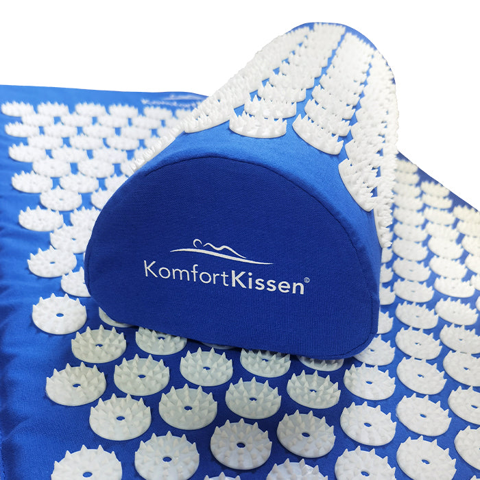 Masažinis akupresūros kilimėlis su pagalve