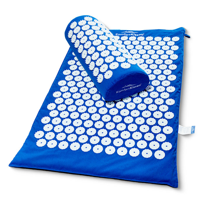 Masažinis akupresūros kilimėlis su pagalve