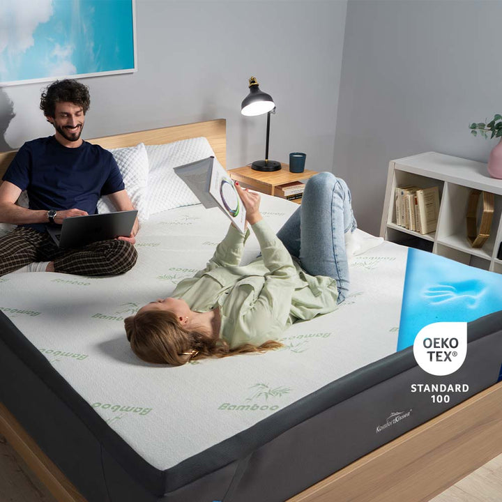 Premium Komforto Antčiužinis - Gelinis su bambuko užvalkalu