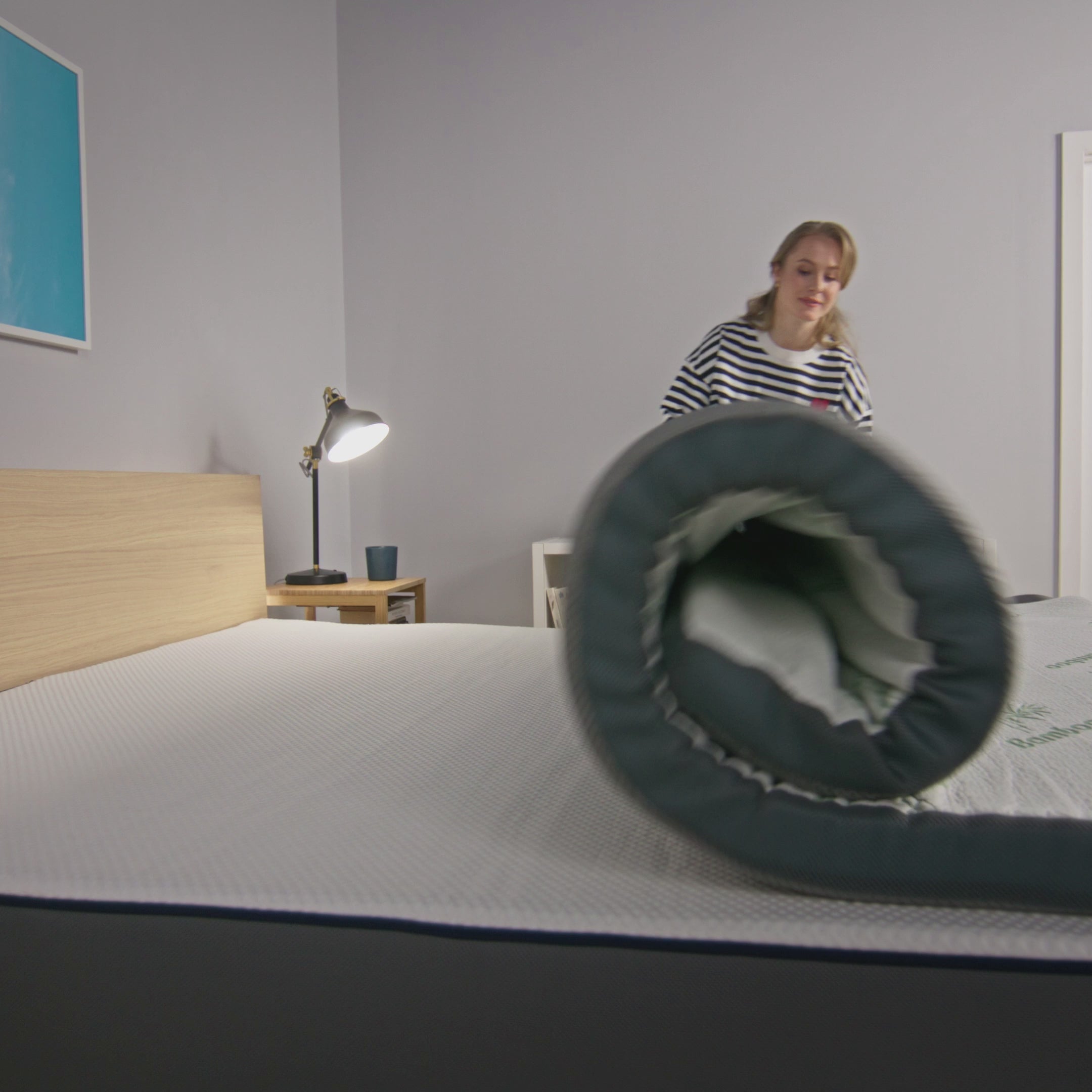 Premium Komforto Antčiužinis - Gelinis su bambuko užvalkalu